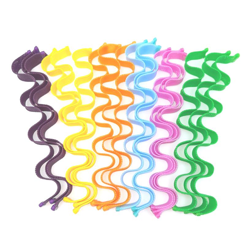 12Pcs Heatless Hair Curler No Heat Hair Rollers Soft Curls Curling Rod Roller Sticks Perm Rods Wave Formers Hair Styling Tools