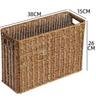 Imitation Rattan Weave Storage Basket for Home, Toys, Books, and Living Room Organization