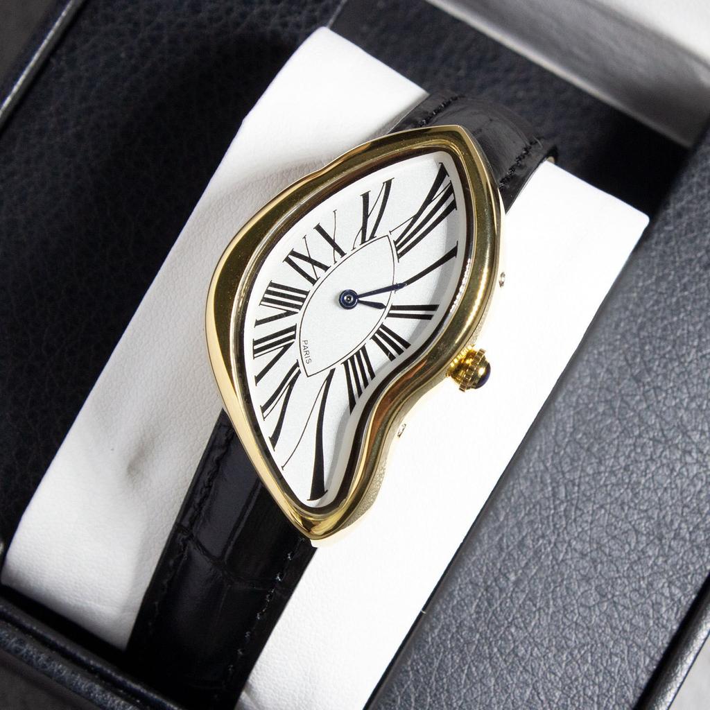 New Alien Watches Melt Twist y2k Ladies and Men Ins Niche Design Quartz Watch Creative Watch Popular Reloj Drop Shipping