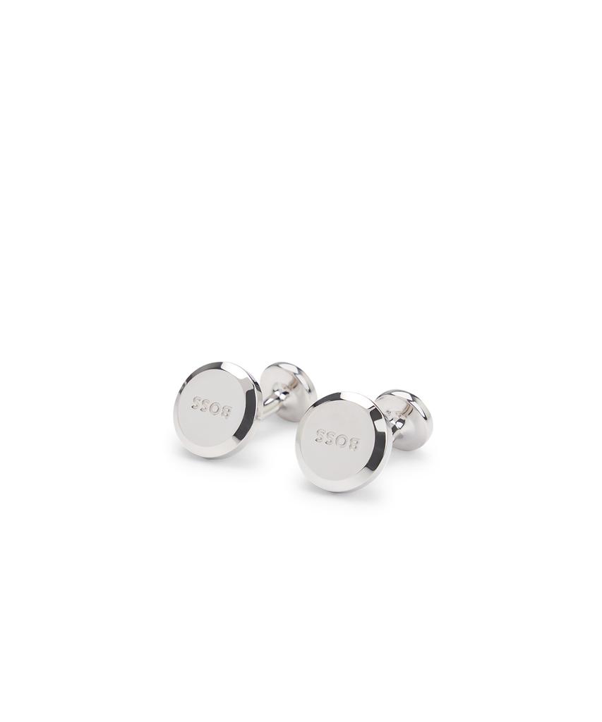 BOSE Silver Round Cufflinks 50495126_040