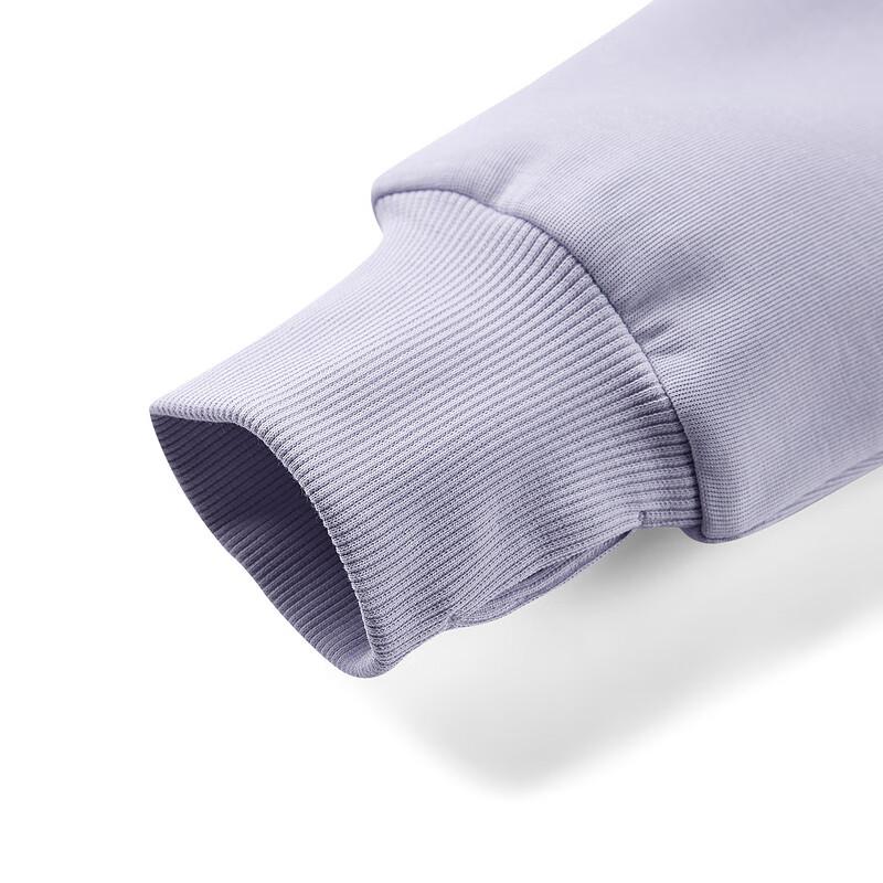 Skechers Comfort Sports Series Round Neck Pullover Long Sleeve Short Sweatshirt Women Sweatshirt Lavender P324W033-02N4
