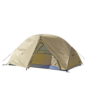 Tenda CAPTAIN STAG Tenda da campeggio Tenda da campeggio Tenda in alluminio per 2 persone Protezione UV Palo in alluminio Khaki Fly 210 x 255 x H 115 cm Interno 210 x 135 x H 105 cm