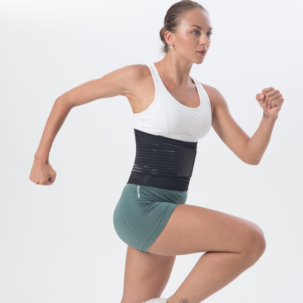 Double Elastic Pressure Waist Belt, Running Basketball Fitness, Weight Lifting Support,  Abdominal Shaping, Breathable Lumbar Spine Protection