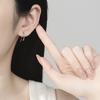 Water Drop Stud Earrings Women 2025 New Simple High-End Earrings Geometric Glossy Tide Earrings