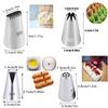 13 Styles Large Icing Piping Nozzles for Decorating Cake Baking Cookie Cupcake Piping Nozzle Stainless Steel Pastry Tips tools