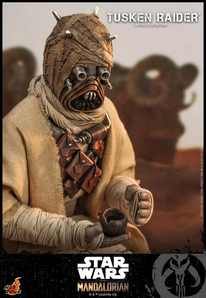 Hot Toys TV Masterpiece The Mandalorian Tusken Raider Scale White 1/6 Figure,