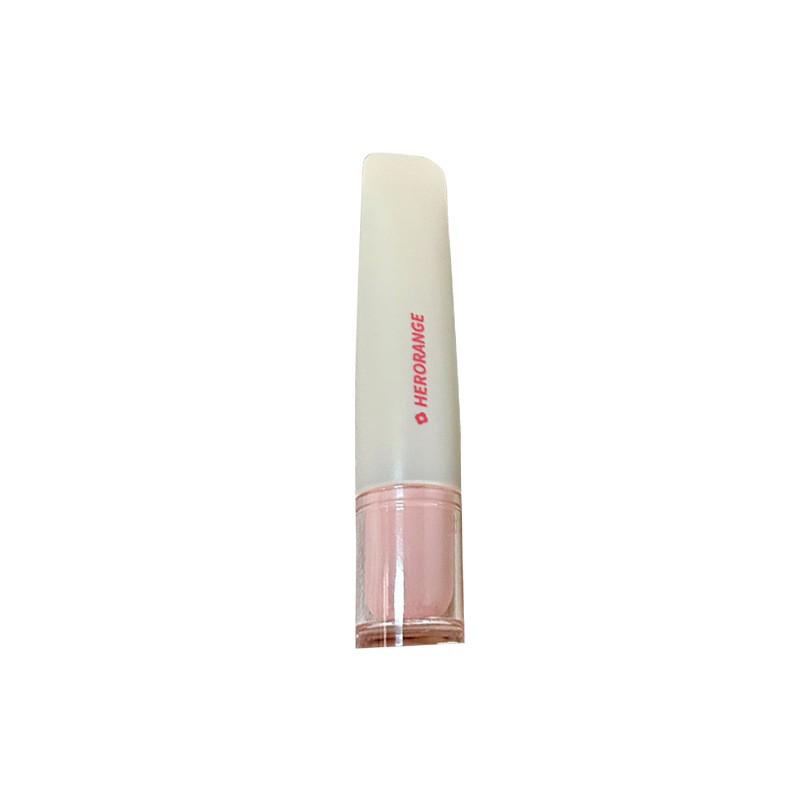 HERORANGE Crystal Jelly Mirror Lip Gloss: Moisturizing Watery Glass Finish for Plump, Nude Lips.