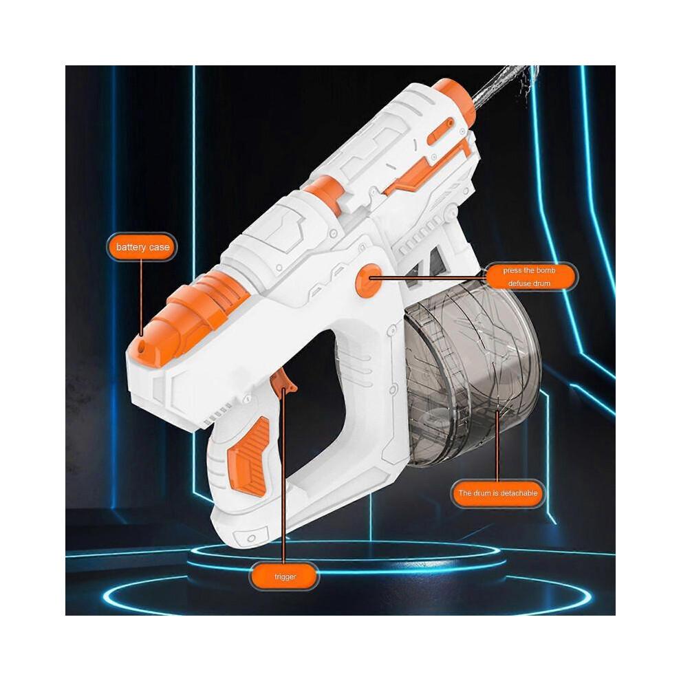 Electric Water Gun for Kids with Large Capacity Tank And Safe Abs Material - Battery Operated Blue Water Pistol Toy