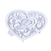 Creative Heart Shaped Flower Silicone Mold Easy To Use for Handmade Soap, Resin, and Cake Decoration DIY Craft Too