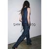 Autumn Bowknot Decoration Sleeveless Top 2183246 Loose Cross Simple Casual Jeans 2183247