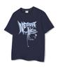 Neseupaseutyudio Blue Artwork Oversized Short Sleeve T-Shirt 4 Colors [Nsse_1005]