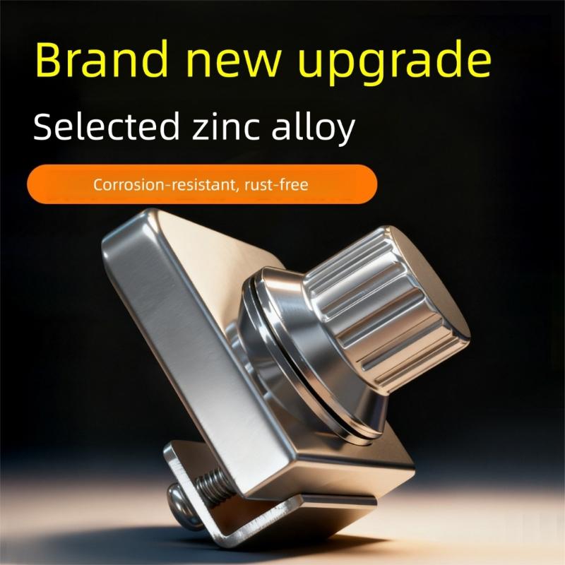2pcs Modern Zincs Alloys Glass Door Lock Easy Installation for Display Cabinets Enhancing Security and Aesthetic Appeal in Various Spaces