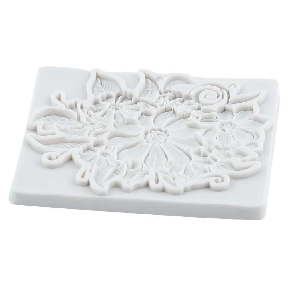 Flower Blossoms Silicone Molds Daisy Chrysanthemum Flower Fondant Mold Cake Decorating Tools Cupcake Topper Candy Chocolate Gumpaste Mold
