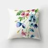 Bank Huisdecoratie Dieren Kussensloop Natuurlijke Bladeren Bloemenlandschap Kussenhoes Kort Pluche