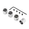 Waterproof Car Tire Stem Valve Caps Wheel Airtight Covers for Subaru XV WRC WRX BRZ FORESTER IMPREZA LEGACY OUTBACK STI TRIBECA