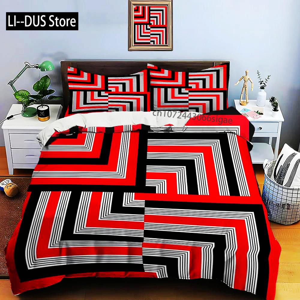 

Comforter Geometric Designs Patterns Bedding Set 1 2 S Adult And Children Bedding Set Luxury Gifts Comforter (quilt)-EU Single(135*200cm)3pcs