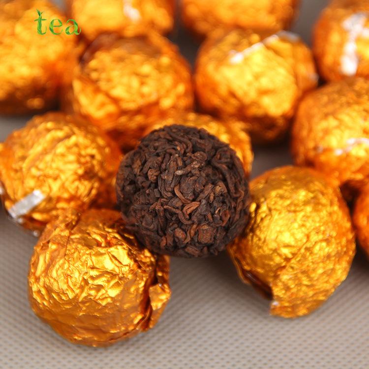 Yunnan Puer Tea Is Mellow, Xiaolongzhu Puer Tea Is Cooked, and Pure Handmade Longzhu Puer Tea Is 170g.