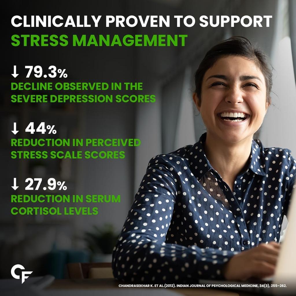 Carbamide Forte Ashwagandha KSM66 600mg Tabletten 60 für Männer & Frauen Stressunterstützung und Muskelregeneration