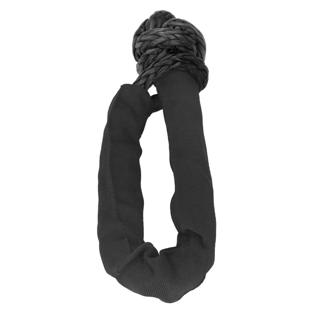 Soft Shackle 20mm 41000 LBS Break Strength Recovery Rope Shackle with Protective Sleeve for Truck Large SUVs Offroad