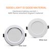 LED Downlight 18W 15W 12W 9W 7W Silver White Shell AC220V 230V Spot Led Lamp Waterproof Downlight Round Recessed Spot Light