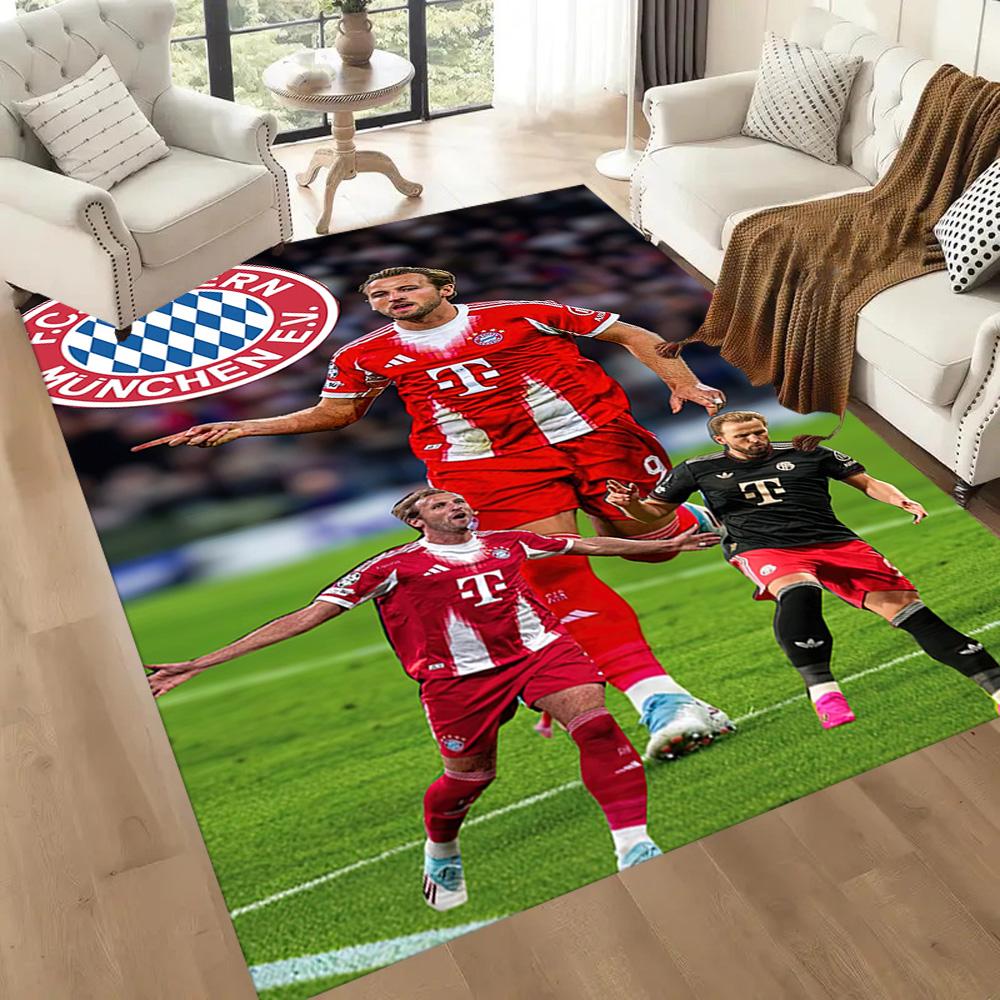 Bayern Munich Area Rug Perfect for Game Room Study Room Decorate Room Living Rooms Anti-slip Rug Decorate Offices