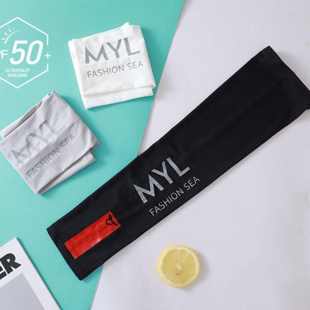 Sunscreen Ice Silk Arm Sleeves Arm Protection Ice Arm Warmers  Sports Equipment