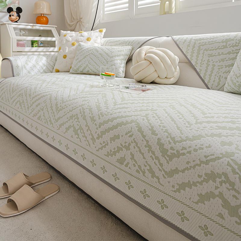 

Новая подушка для дивана летняя нескользящая подушка для сиденья кремовая ветрозащитная маленькая свежая защита от царапин кошек чехол для дивана ткань полотенце 70*70cm