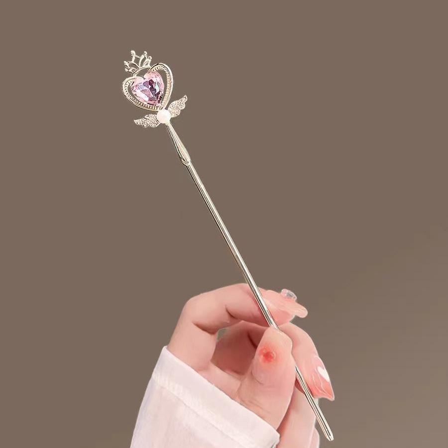 Японская милая заколка для волос в виде волшебной палочки: Девичья заколка-уточка с челкой, модный аксессуар