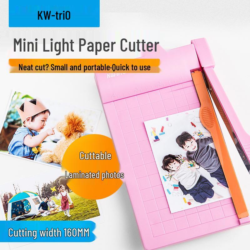 KedeYou 13931 Mini Photo & Paper Trimmer, 8-inch for A4, A5, 1-inch to 6-inch Cutting. розовый