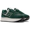 New Balance 574+ Acidic Green Women Sneakers White WL574ZAG