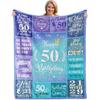 Happy 50th Birthday Gifts for Women, 50 Year Old Birthday Gifts for Women Turning 50, 50th Birthday Decorations Idea, Female 50th Birthday Gifts for