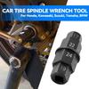 17/19/22/24mm Steckschlüssel Radabmontagewerkzeug Hochbelastbar Vorderachse Sechskantschlüssel Radabmontage