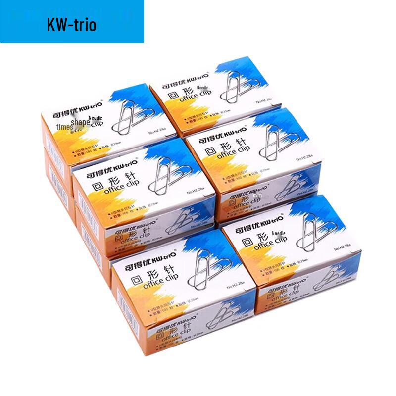 KW-triO Nickel-Plated Paper Clips