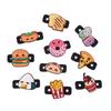 Food Series Hamburger Tennis Racket Vibration Pizza Cookie Bread Donut Shape Shock Absorber Silicone Tennis Racquet Dampener