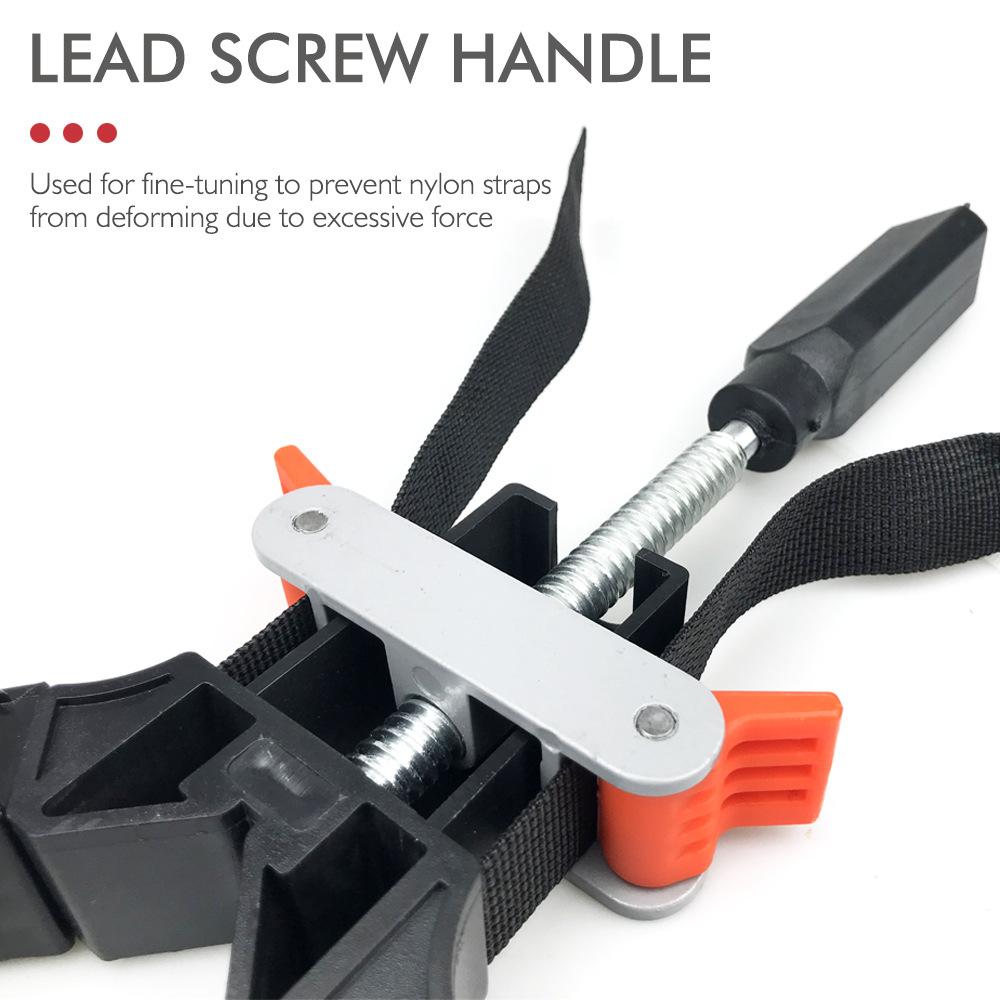 Multi-Purpose Quick Tightening Clamp, Strap & Angle Clamp for Picture Frame and Woodworking