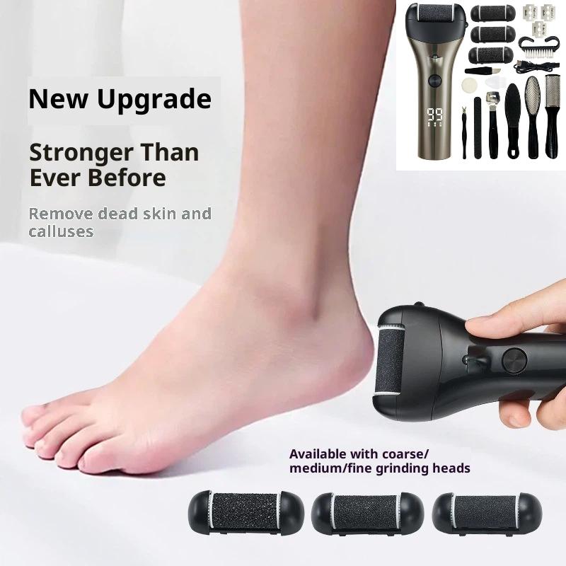 Electric Foot Grinder With Digital Display Rechargeable Callus Remover Ipx4 Portable Foot File Heel Dead Skin Callu Removal Tool