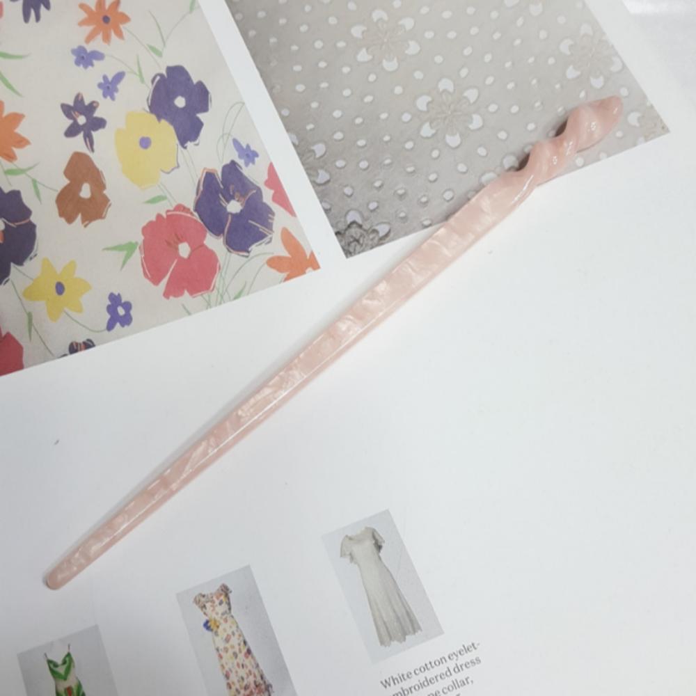 Elegant Celluloid Hairpin (Minimum 3EA)