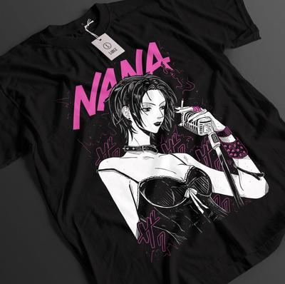 Nana Osaki Shirt Hachi Tshirt Ren T-Shirt Yasu Top Shin Romance Love Anime Tee