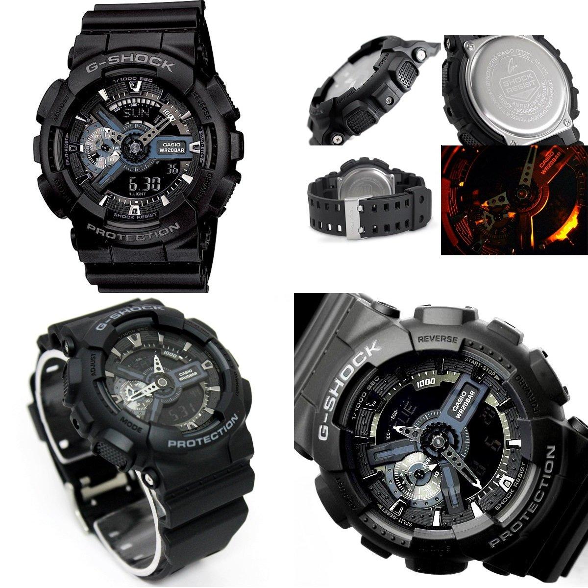 

Hyper Colors 20 ATM Water Resistant Watch for Forces civil and those looking for a graduation or new G-SHOCK Digital-Analog GA-110-1B Self-Defense чёрный
