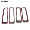 Interior Accessories For Ford Explorer     Carbon Fiber ide Door Handle Bowl Cover Trim Sticker Car Styling