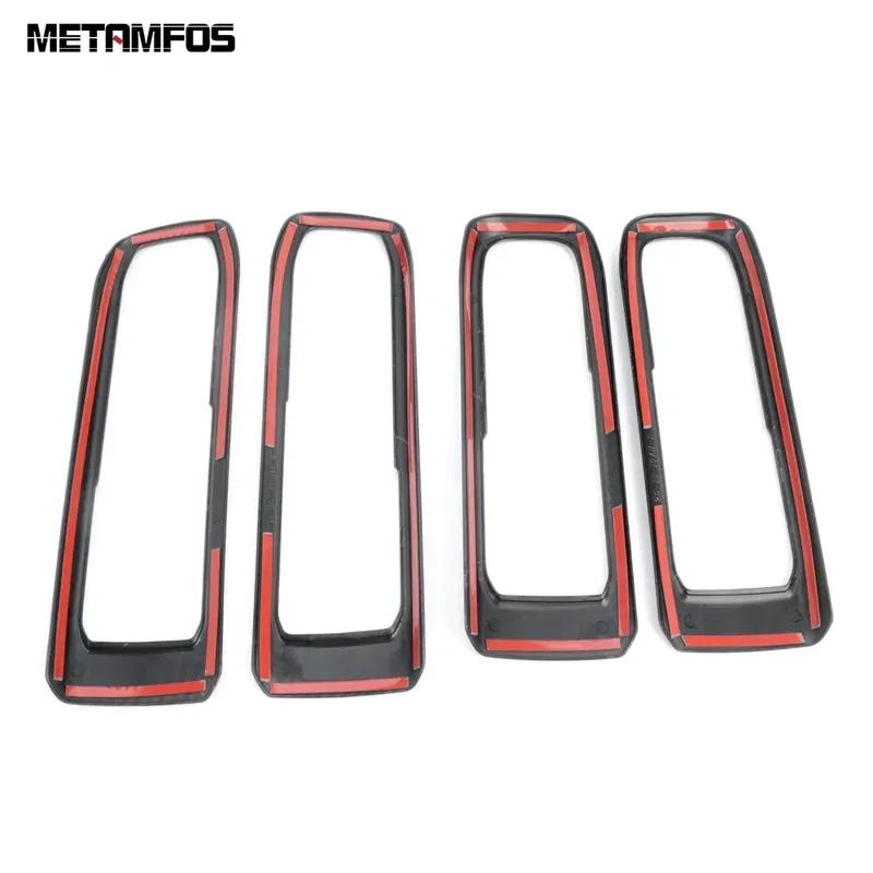 Interior Accessories For Ford Explorer     Carbon Fiber ide Door Handle Bowl Cover Trim Sticker Car Styling