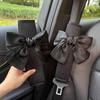 2pcs Women's Seat Belt Shoulder Pad Covers, Cute Bow Seat Belt Covers, Seat Belt Shoulder Pads, Seat Belt Accessories, Car Interior
