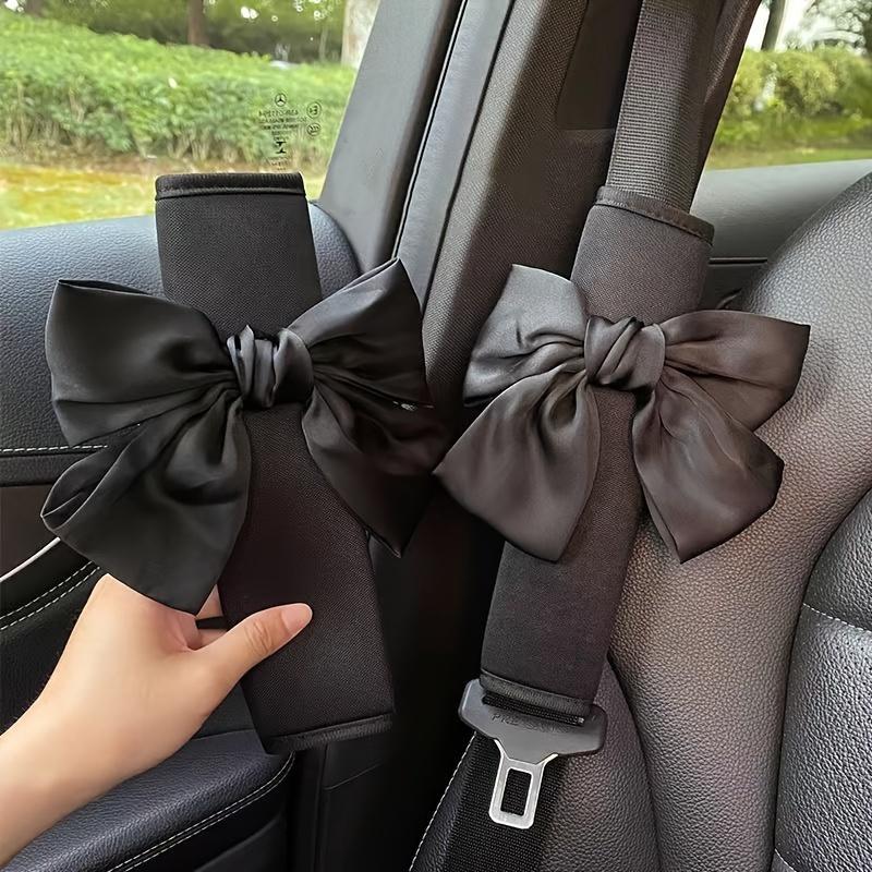 

2pcs Women s Seat Belt Shoulder Pad Covers, Cute Bow Seat Belt Covers, Seat Belt Shoulder Pads, Seat Belt Accessories, Car Interior 2pcs чёрный