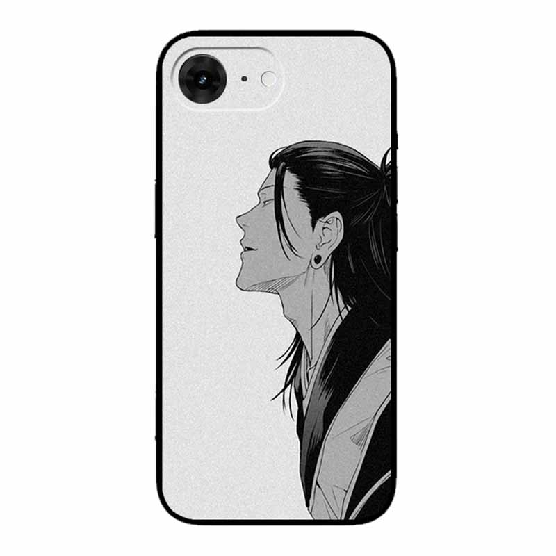 For iPhone 16e 2025 Case 16 E Coque Flowers Black Silicone Soft Back Cover Case For iPhone 16e Phone Cases 6.1" Funda Shockproof