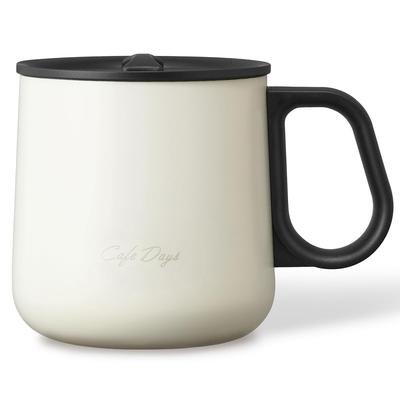 360ml Vacuum Insulated Mug with Keeps Drinks Hot or Cold or Higher Cold or Simple Office 2 Lightweight Cafe Days Lid, (Heat Retention