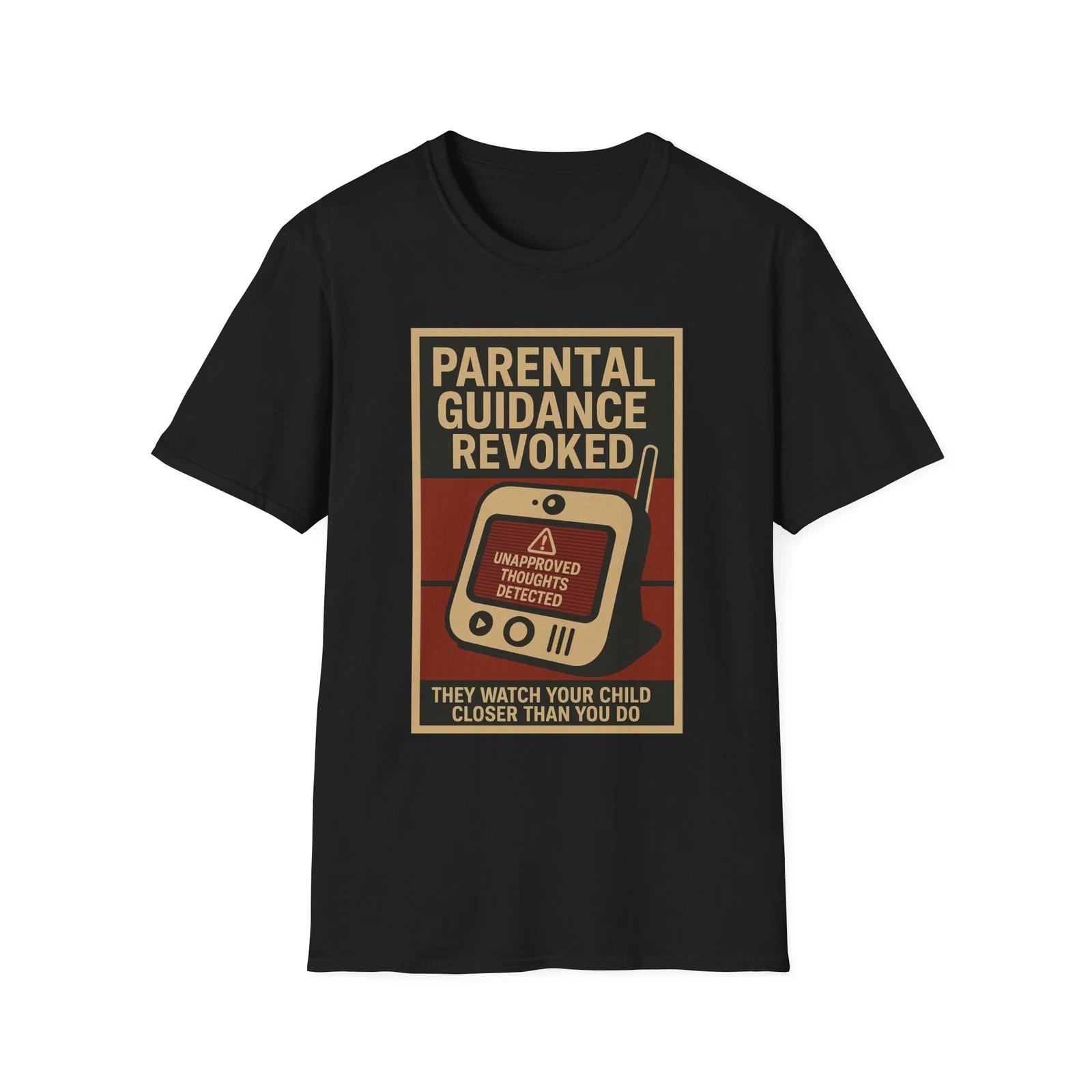 Parental guidance Revoked Shirt, Anti-Marxist American Pride Tee, Political Tee M