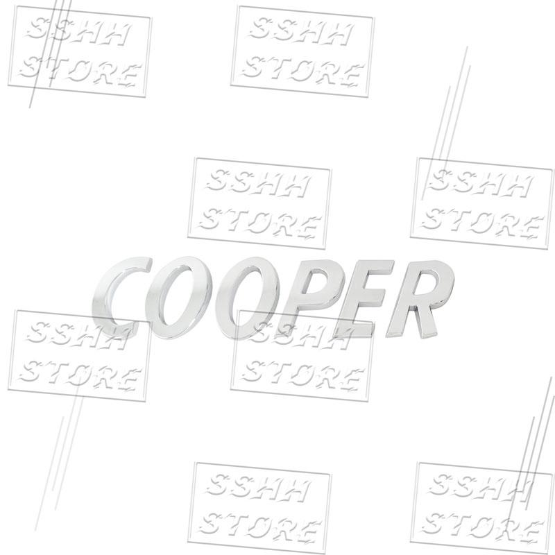 Car-Styling COOPER SD Emblem Car Trunk Body Stickers For Cooper S JCW R55 R56 R57 R58 F54 F55 F56 F57 F60 Countryman