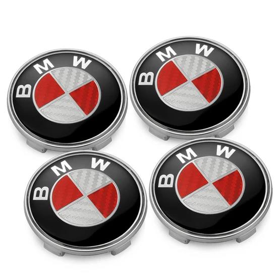 For Bmw X1 X3 X5 X6 F30 F20 F10 G30 E36 E46 E53 E90 E60 E61 E93 E87 Stickers 68mm Car Wheel Tire Rim Center Hub Covers Caps BM5