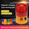 Magnetic Rechargeable LED Warning Light High Brightness Wide Lighting Range for Night Off-road Vehicle Emergency Safety