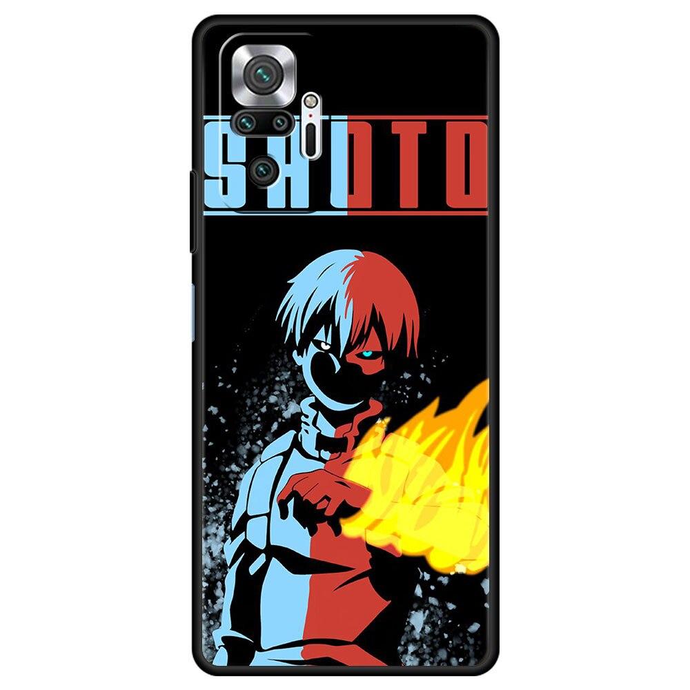 

Чехол для Xiaomi redmi note 11 10 9 pro 11T 11pro plus 9 9C 9A 8 K40 Funda Note 8pro 7 9S 9T, чехол My Hero, дизайн персонажей Redmi k40